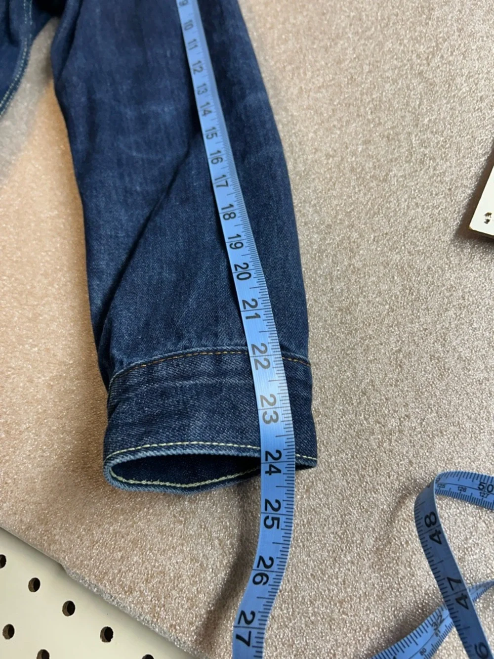 Levi's Indigo Blue Denim Original Jean Jacket - Picture 10 of 12